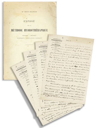 Item #20685 Exposé de la méthode hydrothérapique: Histoire, théories, technique, applications...