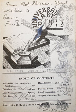Manuscript Diary for the Year 1932