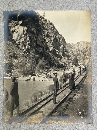 Item #21552 Original Vernacular Photo Album of a Trip from Mankato, Minnesota, to British...