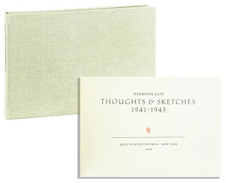 Item #25079 Thoughts and Sketches, 1941-1945. Hermann Zapf, Jonathan Hoefler, Jerry Kelly,...