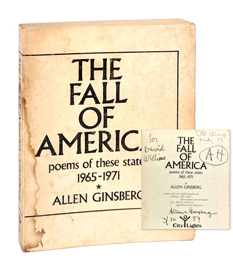 Item #25147 The Fall of America: Poems of These States, 1965 - 1971. Allen Ginsberg.