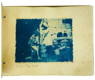 Cyanotype Photo Album of a Rural White Family and "Aunt Liza," the Black Cook