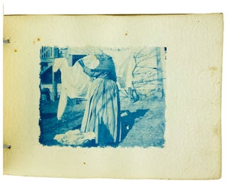 Cyanotype Photo Album of a Rural White Family and "Aunt Liza," the Black Cook