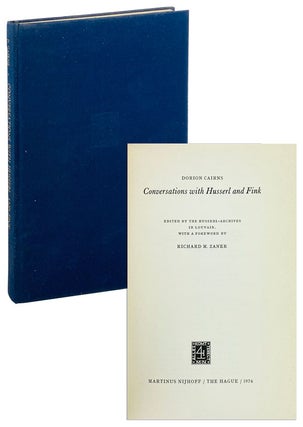 Item #25373 Conversations with Husserl and Fink: Edited by the Husserl-Archives in Louvain....