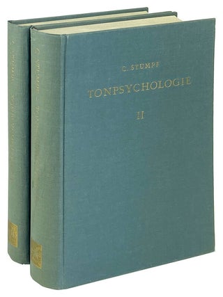 Item #25494 Tonpsychologie. Carl Stumpf