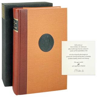 Item #25585 The Poems of Percy Bysshe Shelley [Limited Edition, Signed]. Percy Bysshe Shelley,...