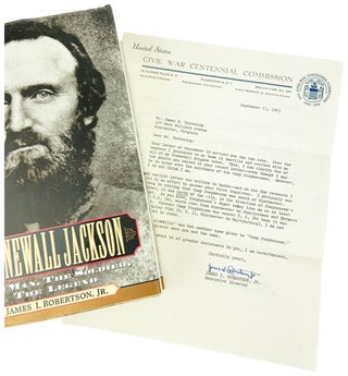 Stonewall Jackson: The Man, The Soldier, The Legend [Two Typed Letters Signed laid in]