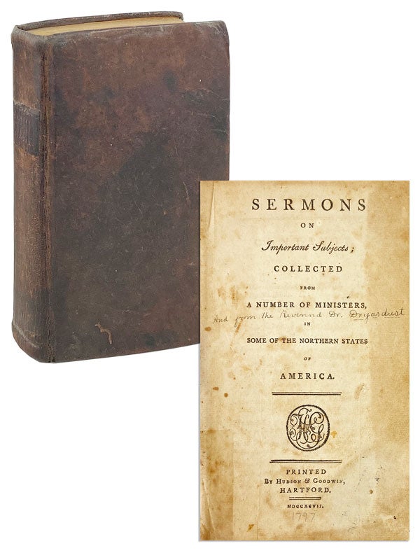 Item #25868 Sermons on Important Subjects; Collected from a number of ministers, in some of the northern states of America. Ephraim Judson.