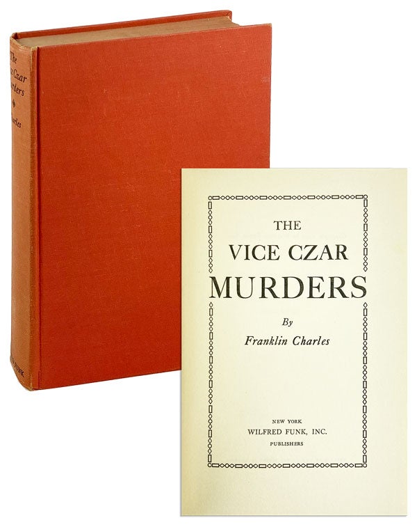 Item #25987 The Vice Czar Murders. pseud. Cleve Adams, Robert Leslie Bellem.