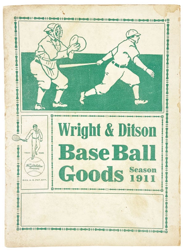 Item #26002 Wright & Ditson Base Ball Goods Season 1911. Baseball, Wright, Ditson.