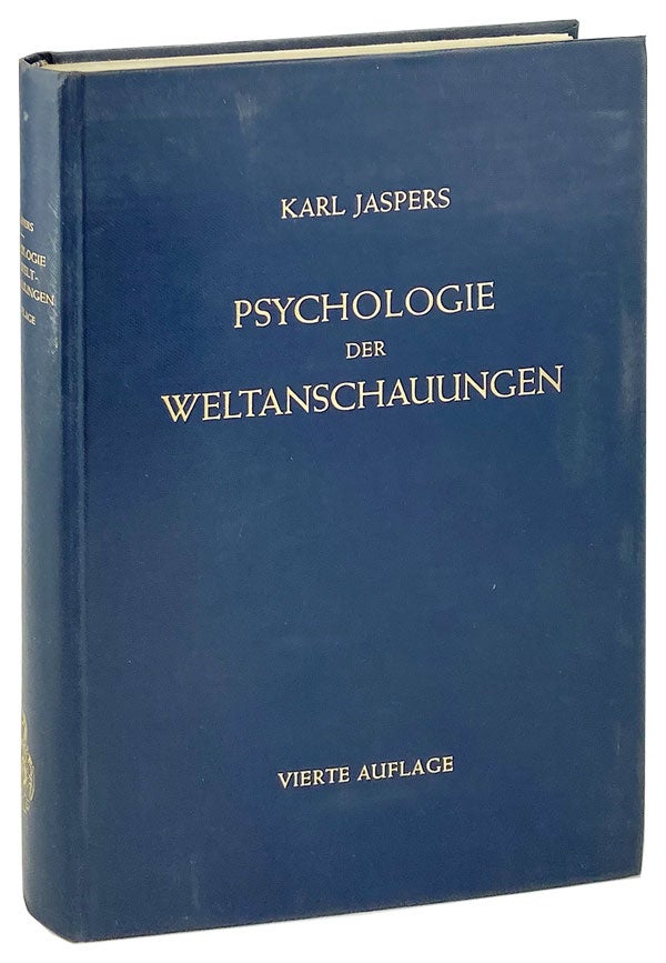 Item #26109 Psychologie der Weltanschauungen. Karl Jaspers.
