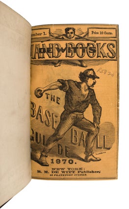 Collection of Twenty-Seven De Witt, Beadle's, Spalding, and Reach Baseball Guides in thirteen volumes, 1870-1912