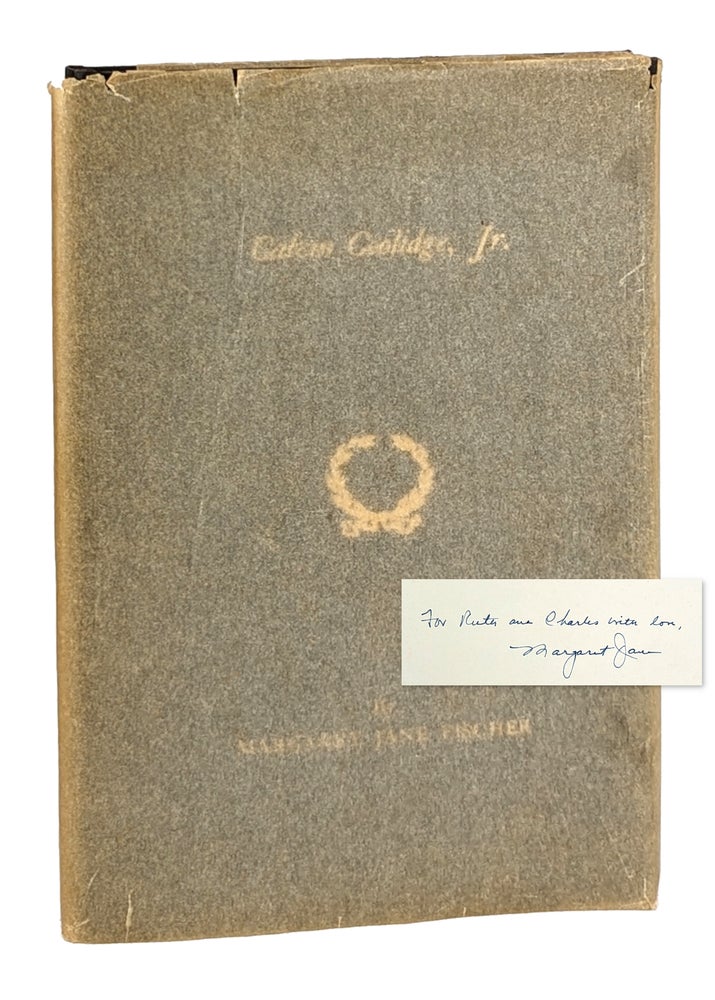 Item #26142 Calvin Coolidge, Jr. 1908-1924 [Signed and inscribed, with ALS]. Margaret Jane Fischer.
