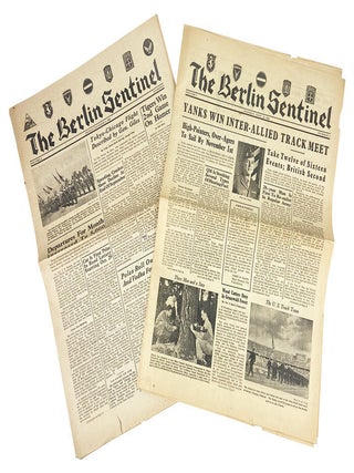 Item #26146 The Berlin Sentinel Volume I, Number 1: Tuesday Sept. 25, 1945 & Number 2: Friday...