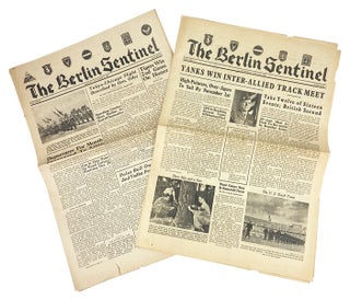 Item #26146 The Berlin Sentinel Volume I, Number 1: Tuesday Sept. 25, 1945 & Number 2: Friday...