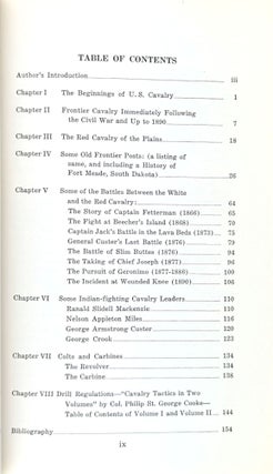 Notes on U.S. Cavalry, 1865-1890