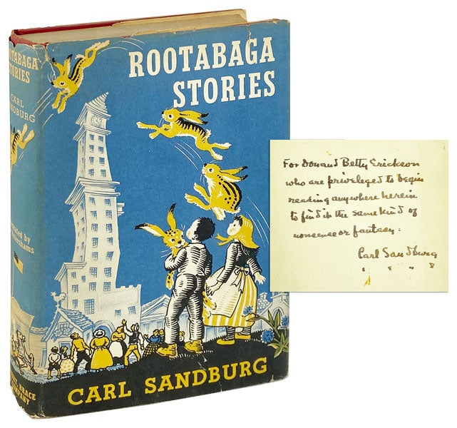 Item #26212 Rootabaga Stories [Signed]. Carl Sandburg, Maud and Miska Petersham, Maud, Miska Petersham.