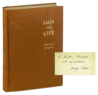 Item #26482 Lust for Life: The Novel of Vincent Van Gogh [Signed]. Irving Stone