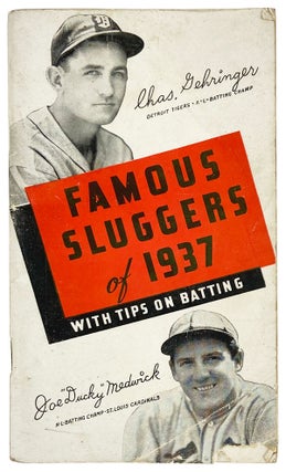 Item #26497 Famous Sluggers of 1937, with Tips on Batting. Hillerich, Bradsby Co