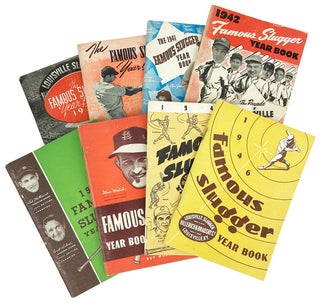 Item #26499 The Famous Slugger Year Book 1939-1946 [An eight issue run]. Hillerich, Bradsby Co