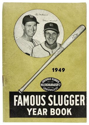 Item #26500 The Famous Slugger Year Book 1949. Hillerich, Bradsby Co, Joe DiMaggio, Bradsby Co