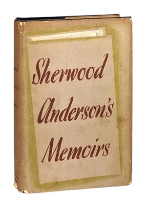 Item #26513 Sherwood Anderson's Memoirs. Sherwood Anderson