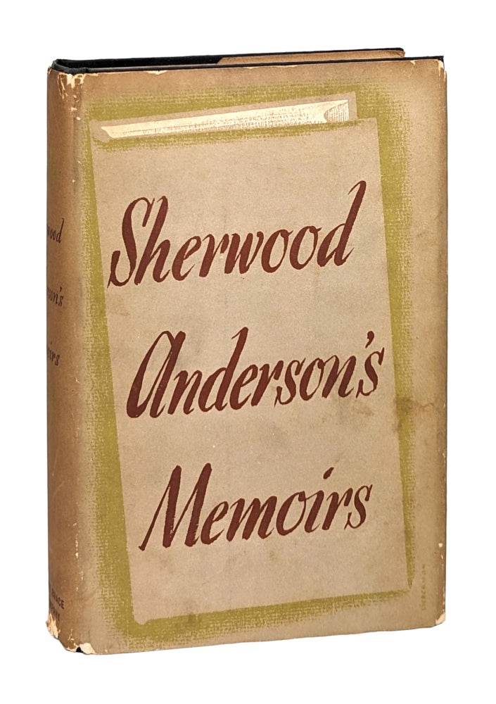 Item #26513 Sherwood Anderson's Memoirs. Sherwood Anderson.
