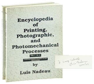 Item #26633 Encyclopedia of Printing, Photographic, and Photomechanical Processes. A...