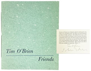 Item #26669 Friends [AND] Enemies [Limited Edition, Signed]. Tim O'Brien, Fritz Scholder
