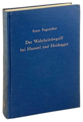 Item #26713 Der Wahrheitsbegriff bei Husserl und Heidegger. Ernst Tugendhat