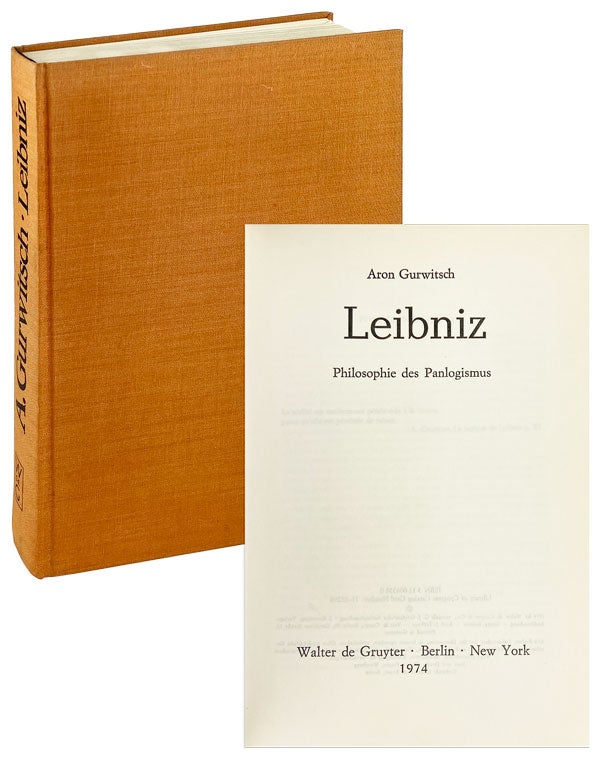 Item #26719 Leibniz: Philosophie des Panlogismus. Gottfried Wilhelm Leibniz, Aron Gurwitsch.