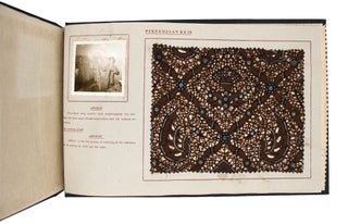 Made by the Kementerian Perindusterian Djawatan Balai2 Penjelidikan / Pendidikan Balai Penjelidikan Batik [WITH] Unpublished typescript article "Symbolism of the Designs and Colours in Batik" by R. Kusumanto Setyonegoro