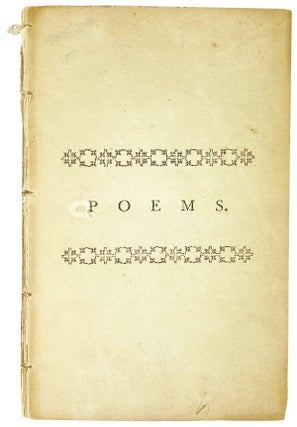 Item #26882 Poems. By the late Josias Lyndon Arnold, Esq; of St. Johnsbury (Vermont) formerly of...