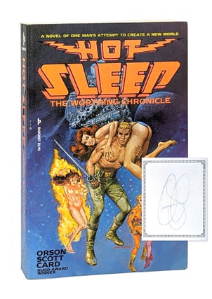 Item #27004 Hot Sleep: The Worthing Chronicle [Signed Bookplate Laid in]. Orson Scott Card