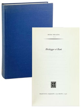 Item #27077 Heidegger et Kant. Martin Heidegger, Immanuel Kant