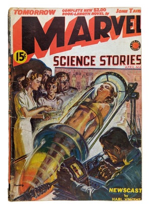 Item #27192 Marvel Science Stories - April-May 1939. Robert O. Erisman, Harl Vincent, John Taine,...