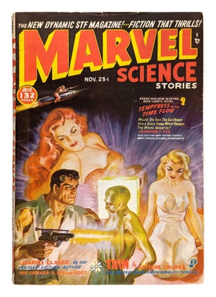 Item #27193 Marvel Science Stories - November 1950. Robert O. Erisman, Arthur J. Burks, A E. van...