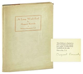 Item #27258 A Long Week-End [Limited Edition, Signed]. Margaret Kennedy