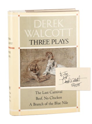 Item #27267 Three Plays: The Last Carnival; Beef, No Chicken; A Branch of the Blue Nile [Signed...