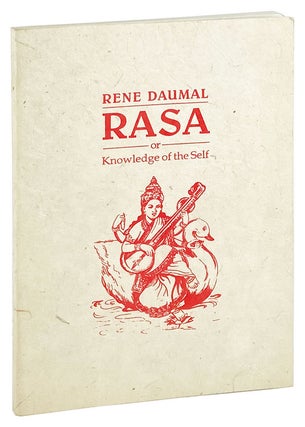 Item #27444 Rasa or Knowledge of the Self: Essays on Indian Aesthetics and selected Sanskrit...
