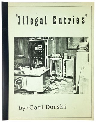 Item #27507 Police Technical Manual: "On Illegal Entries" Carl Dorski