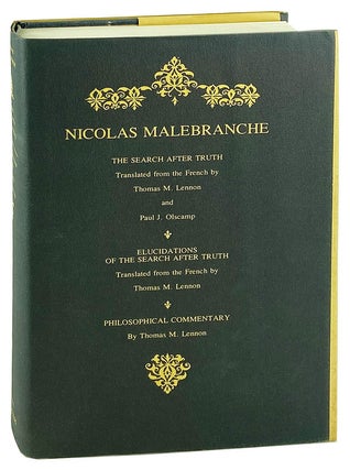 Item #27527 The Search After Truth [...] Elucidations of the Search After Truth. Nicolas...