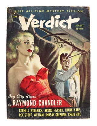 Item #27545 Verdict - Vol 1. No. 3, August 1953. John McCloud, Rex Stout, Raymond Chandler,...