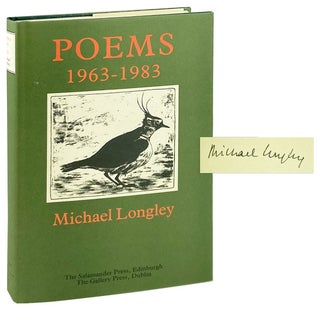 Item #27585 Poems 1963-1983 [Signed]. Michael Longley