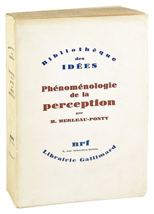 Item #27613 Phenomenologie de la Perception. M. Merleau-Ponty