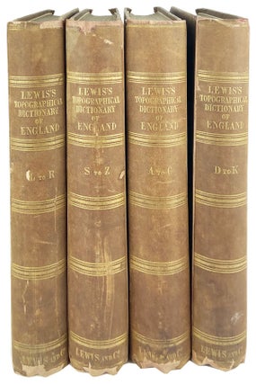 Item #27683 Topographical Dictionary of England comprising the several counties, cities,...
