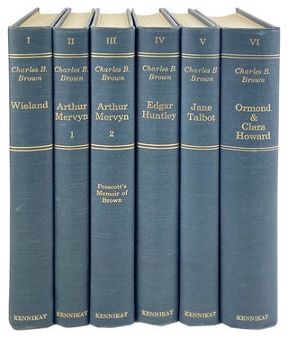 Item #27686 Charles Brockden Brown's Novels series [with]: Wieland; Arthur Mervyn; Edgar Huntley;...