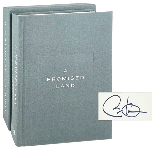 Item #27780 A Promised Land [Signed]. Barack Obama.