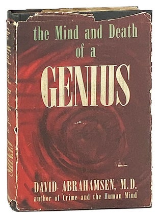 Item #27975 The Mind and Death of a Genius. Otto Weininger, David Abrahamsen