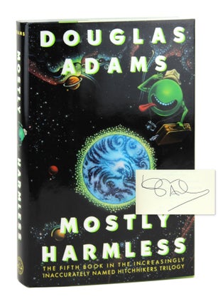 Item #28076 Mostly Harmless [Signed]. Douglas Adams